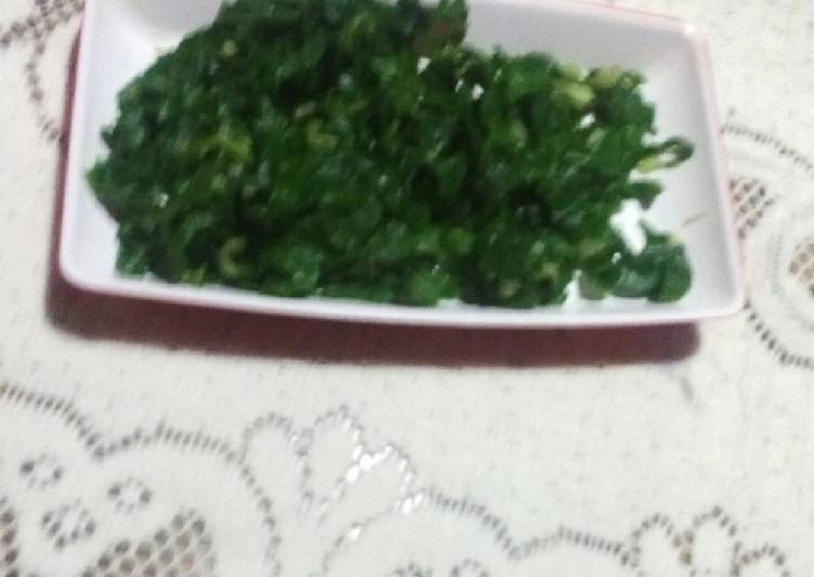 Simple Way to Prepare Ultimate Steamed spinach