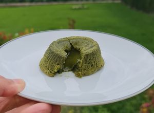 Una foto de Coulant de té macha