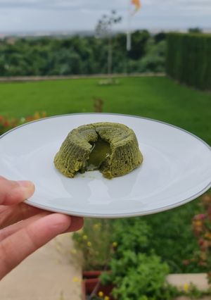 Una foto de Coulant de té macha