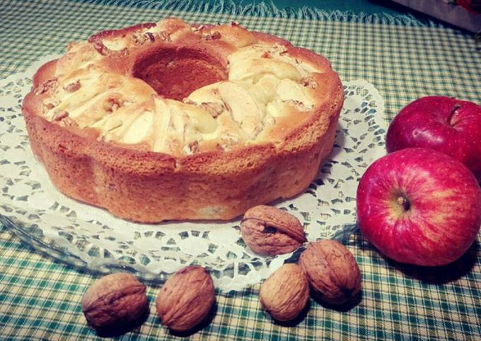 Ricetta di Preferito Torta alle noci e mele