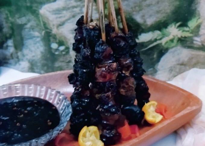 Anti Ribet, Buat Sate Keong Sawah sambal Petis Enak Terbaru