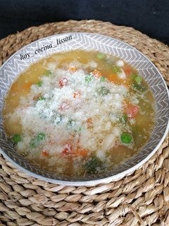 Una foto de Sopa minestrone a mi manera