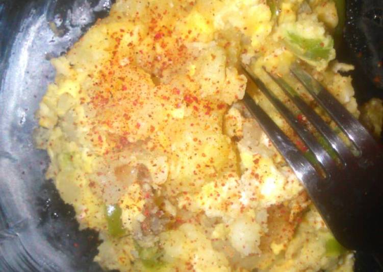 Papas con huevo Receta de Kristyna Montane Cookpad