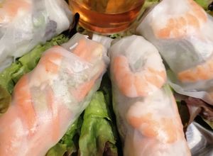 Une photo de Rouleaux de printemps aux crevettes