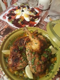 صورة لوصفة دجاج محمر في الفرن