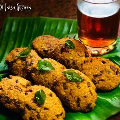 A picture of CHANA DAL VADA or PARIPUVADA.