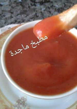 صورة لوصفة كاتشب منزلي
