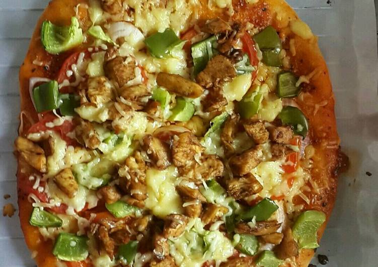 Steps to Prepare Favorite BBQ Chicken Pizza from Scratch