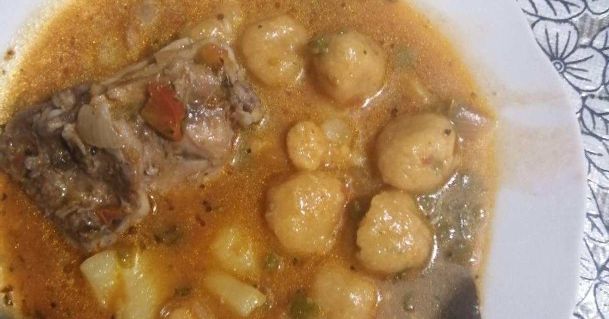 Bori Bori de pollo Receta de Gessi Araujo- Cookpad