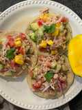Ceviche de atún con mango