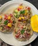Ceviche de atún con mango