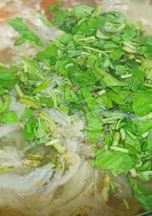 Hình của món Canh bắp cải cà chua.