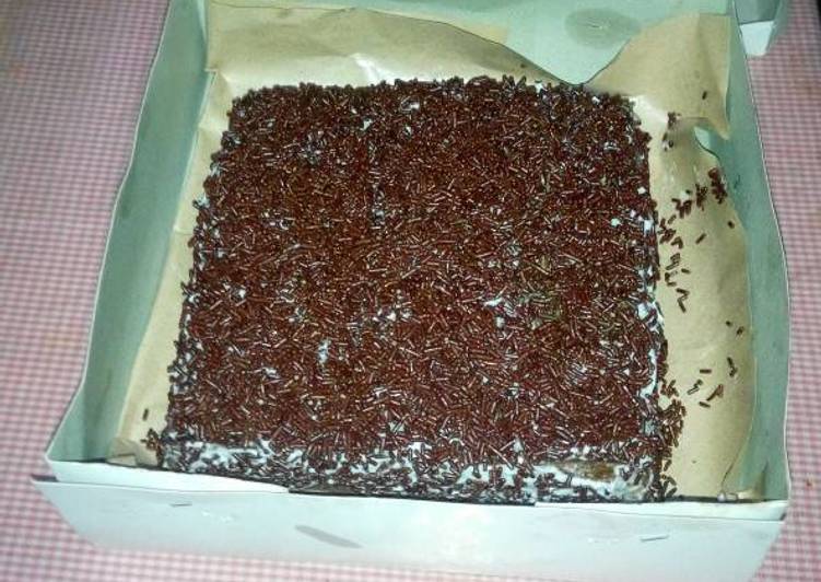 Resep: Eggless Cake Pisang Dg Coklat Simpel No Oven No Mixer Murah