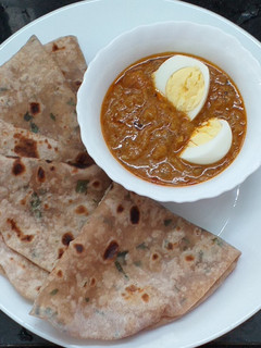 A picture of Gotu Kola Leaves Chapati.