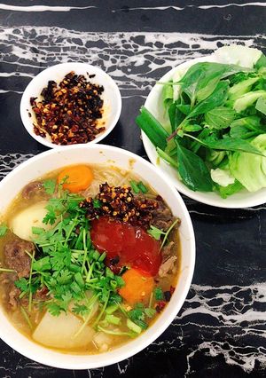 Hình của món Phở bò kho.