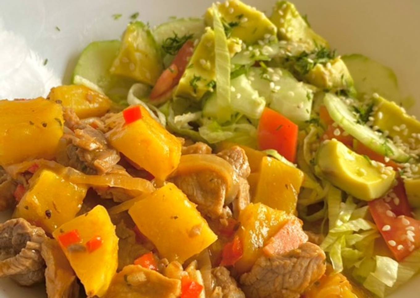 Gulash hawaiano (fácil)