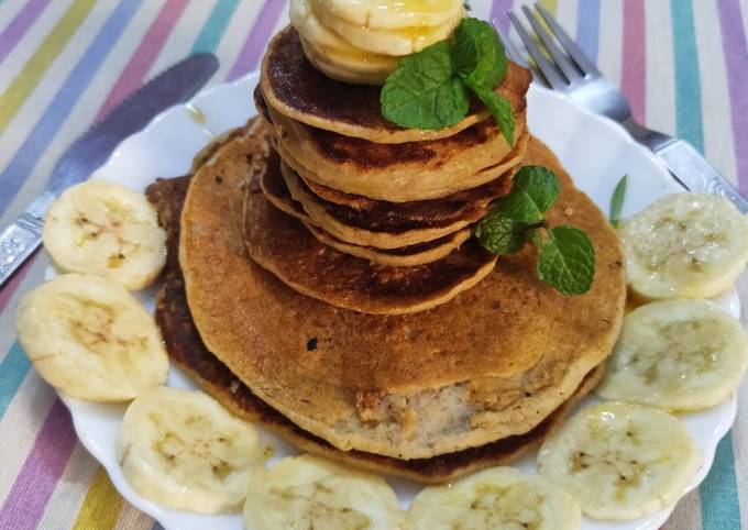 Oats Banana Pancakes Recipe