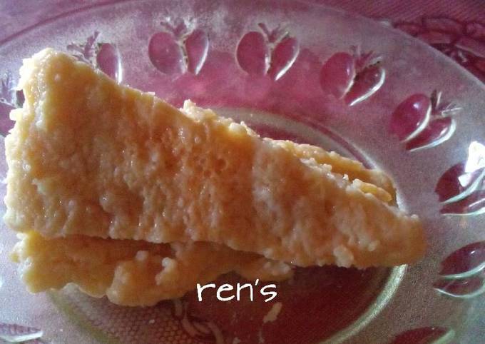 Puding roti tawar susu kukus