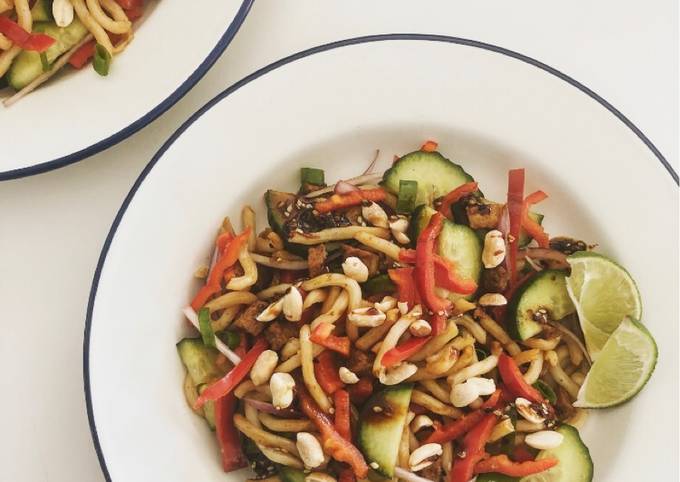 Udon Noodles Fusion Salad