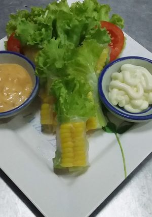 รูปของ สลัดโรลข้าวโพด
