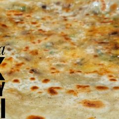 A picture of Maida wala aloo ka paratha.