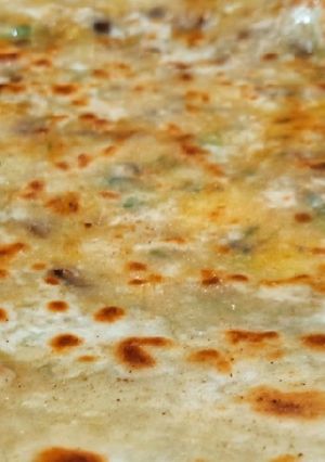 A picture of Maida wala aloo ka paratha.