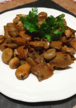 Une photo de Fèves fraîches en sauce