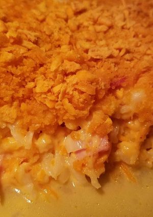 A picture of Baked Faux "Mac" and Cheese.