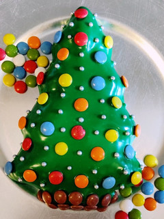 Una foto de Christmas Tree Cake (Tarta de Arbolito de Navidad)