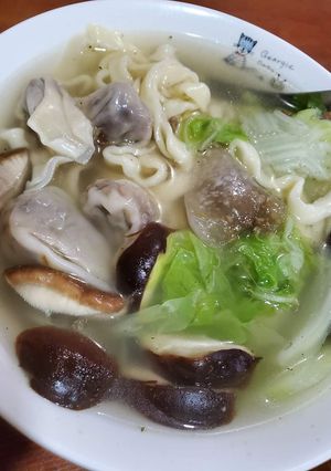 清甜白菜餛飩晶餃麵 的食譜成品照片