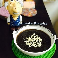 A picture of Chocolate Sevaiya (Vermicelli) Payasam/Kheer.