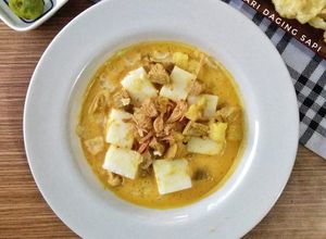 Foto resep Lontong Kari Daging Sapi