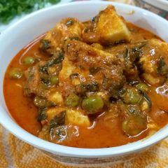 Matar Paneer Curry A picture of Matar Paneer Curry.