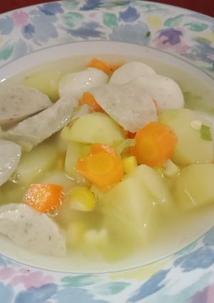 Foto resep Sop bakso ikan & sapi