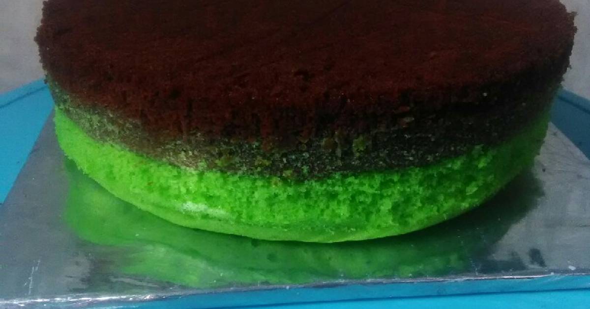 Resep Bolu Pandan Cokelat 3 Telur Oleh Fatma Stn Cookpad