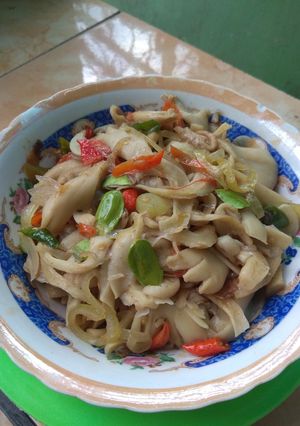 Foto resep Oseng Jamur Pete Mercon
