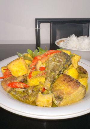 Foto resep Pindang tongkol tahu bumbu kuning