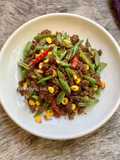Tumis Buncis Jagung Daging Sapi Cincang