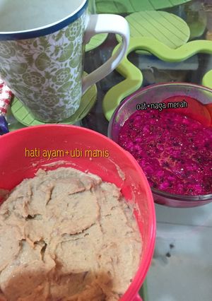 Foto resep Mpasi/mpsufor 8m+ hati ayam+ubi manis