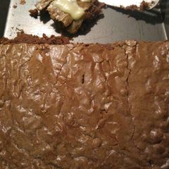 A picture of Ken's Sloshed Bailey's Brownies.