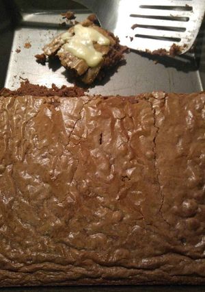 A picture of Ken's Sloshed Bailey's Brownies.