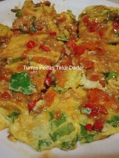 Foto resep Tumis Pedas Telur Dadar