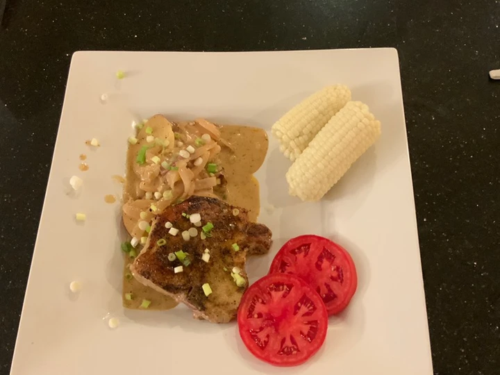 Easy Steps to Make Recipe Pork Chops and Scalloped Potatoes that is  Makes Drooling, So Delicious}