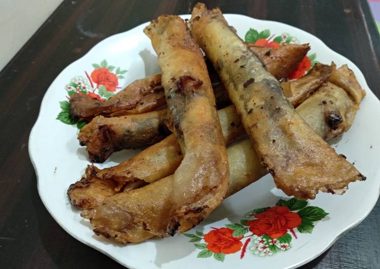 Pisang coklat meses