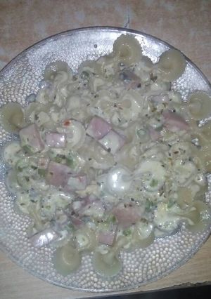 Una foto de Fideos con Salsa Roquefort