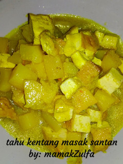 Foto resep Tahu Kentang Masak Santan