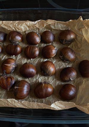 Sült gesztenye recept fotója