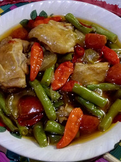 Foto resep Asem asem Ayam Buncis