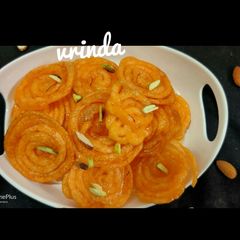 A picture of Kesariya jalebi.