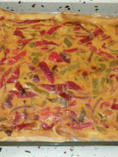 Una foto de Quiche tres quesos